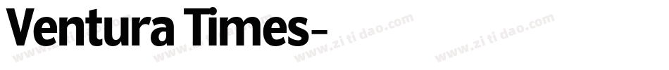 Ventura Times字体转换